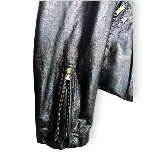 Vintage Wilson Leather 1980’s Motorcross Racing Leather Jacket - Picture 9 of 13